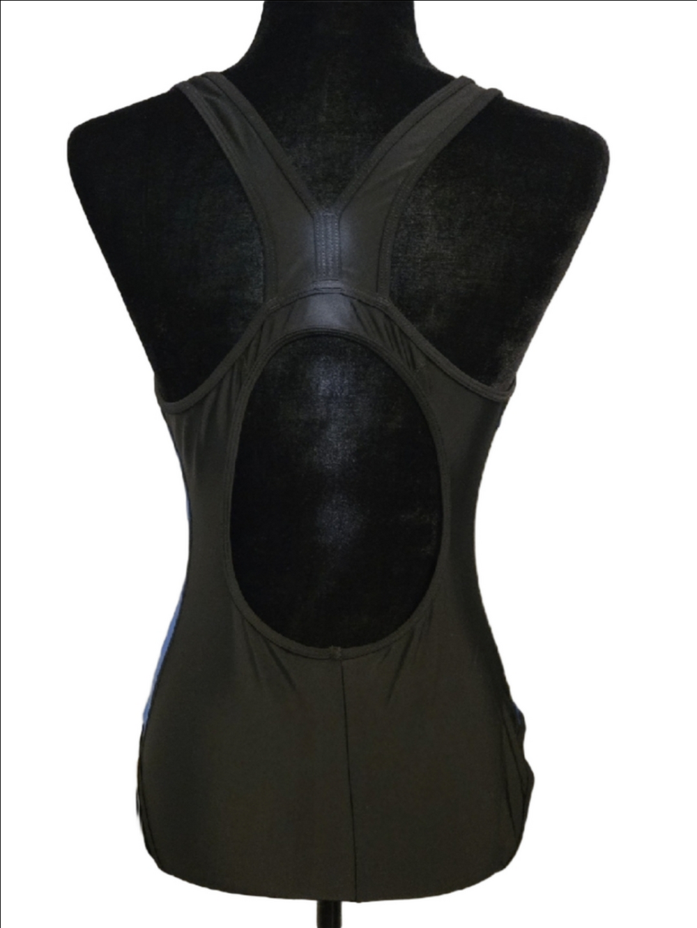 NWT Baleaf Black and Blue One-Piece Athletic Swim Suit - Picture 3 of 5